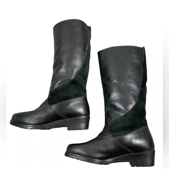 Blondo Leather Suede 100% Wool Flat Winter Boots Size 6.5 - Picture 2 of 8